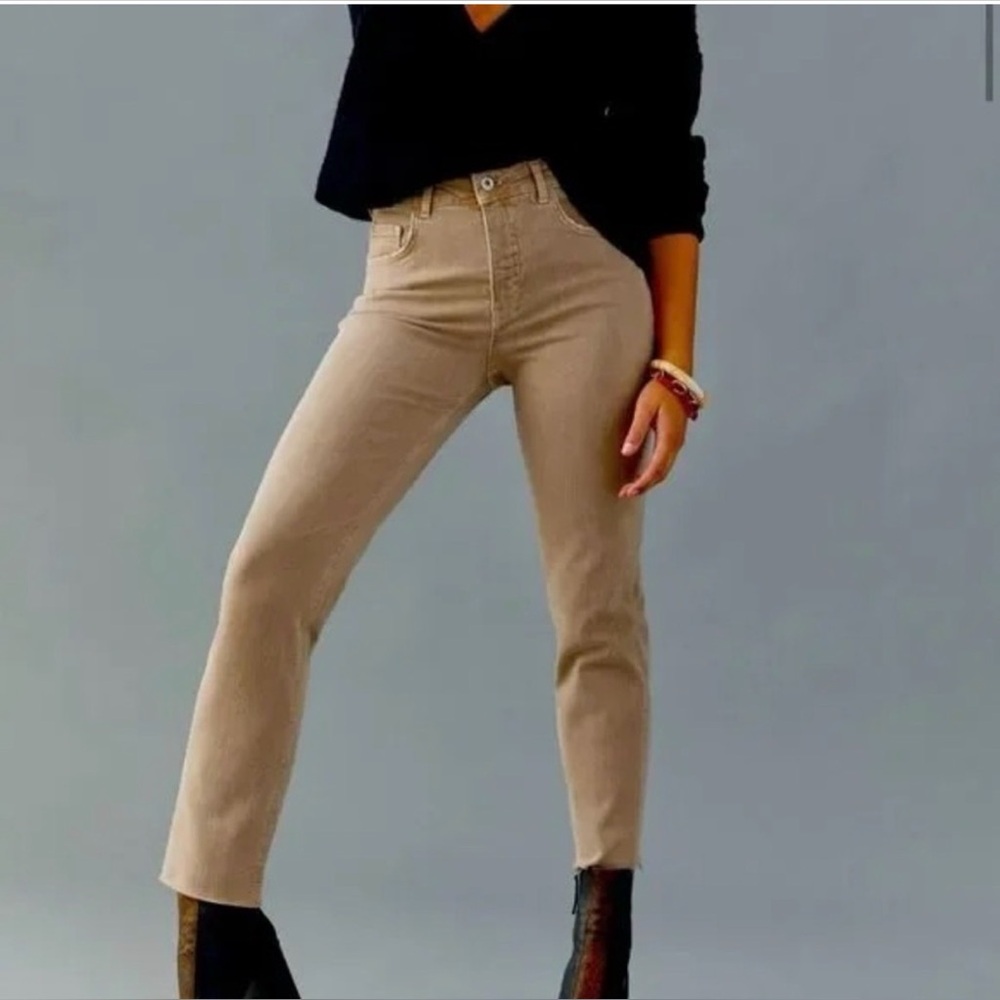 Anthropologie Pilcro The Vintage Straight Leg High-Rise Jeans Size 26